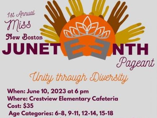 1st Annual Miss New Boston Juneteenth Pageant