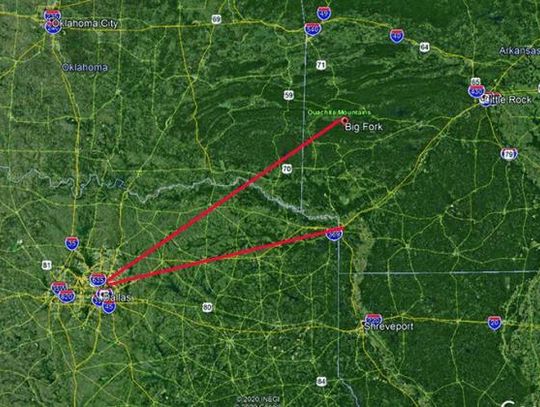 Alternative to Marvin Nichols surfaces in Arkansas