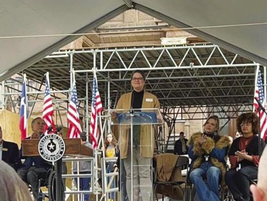 Bowie County native shares speech during Rally for Life