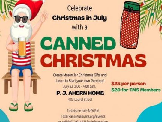 Celebrate Christmas in July at the P. J. Ahern Home
