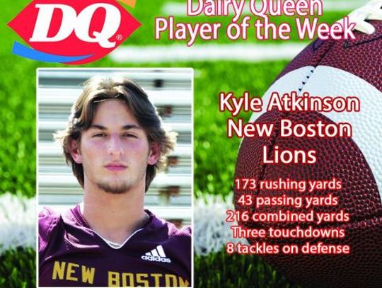 Dairy Queen Player of the Week-Kyle Atkinson