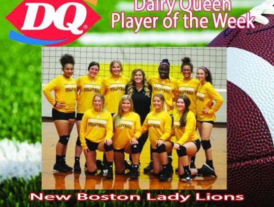 Dairy Queen Player of the Week-New Boston Lady Lions