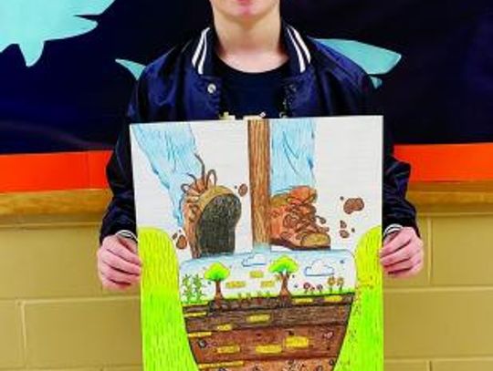 DeKalb’s Barger earns top honors with art project