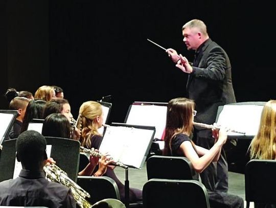 Dillon Davis brings his band leadership talents to Redwater ISD