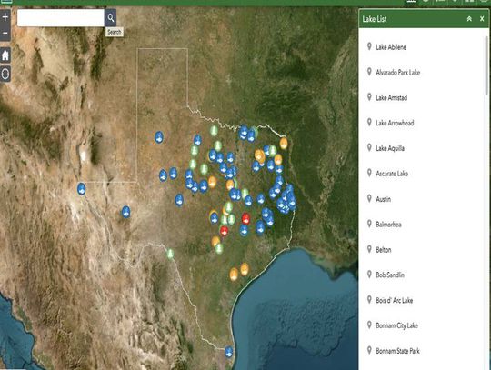 Fish Hotels--Artificial structures make sweet fishing spots for anglers on lakes across Texas