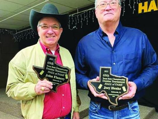Flanery inducted into Texas Dominoes Hall of Fame