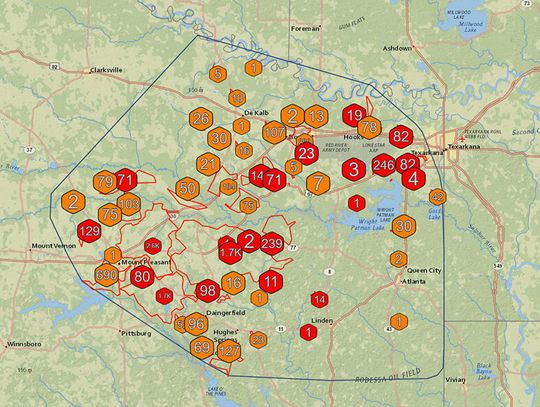 Friday night storms cause thousands to be without power today