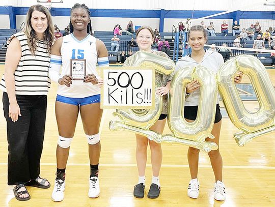 Hooks’ Johnson reaches 500 career kills mark
