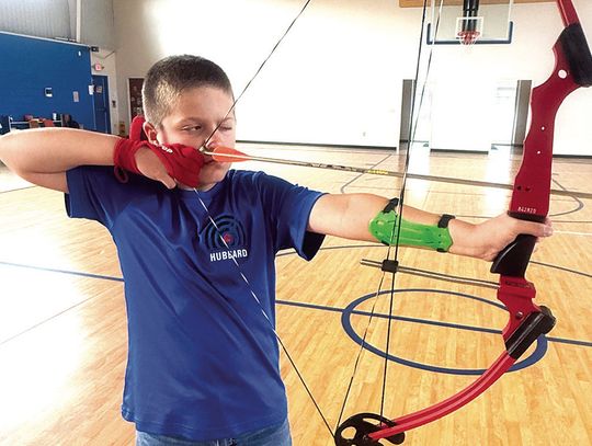 Hubbard student’s love of the sport earns him a spot in national archery championships