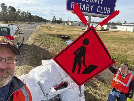 In association with the Adopt-A-Highway state program