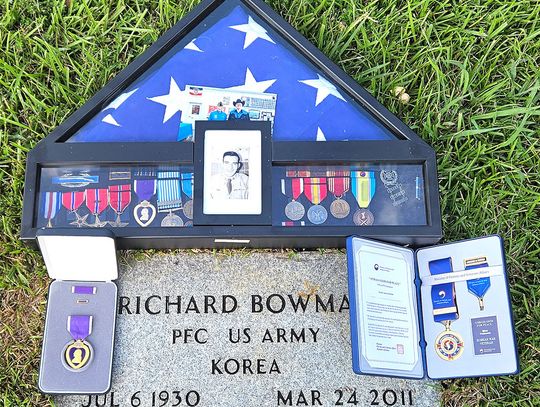 Local war veteran honored posthumously for his years of service in Korean War