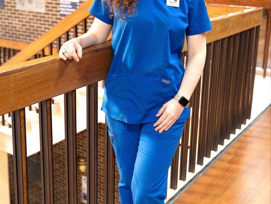 Motes fulfilling her lifelong dream to be a nurse