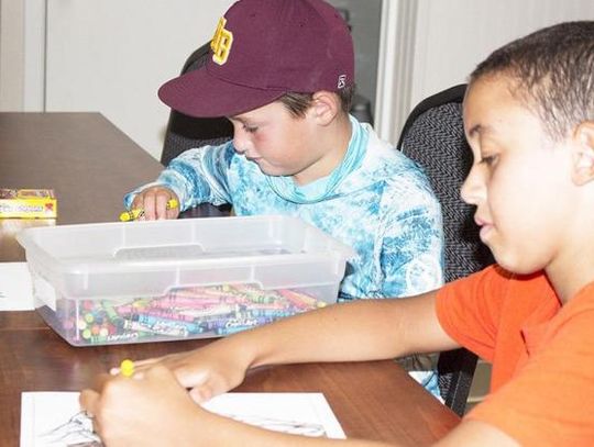 New Boston Library having fun with summer program