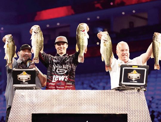 Outdoors Briefs--22-year-old angler claims Bassmaster Classic title; Texan Livesay takes third