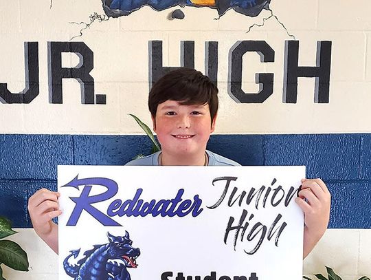 Redwater JH Student of the Month
