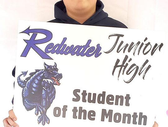 Redwater JH Student of the Month