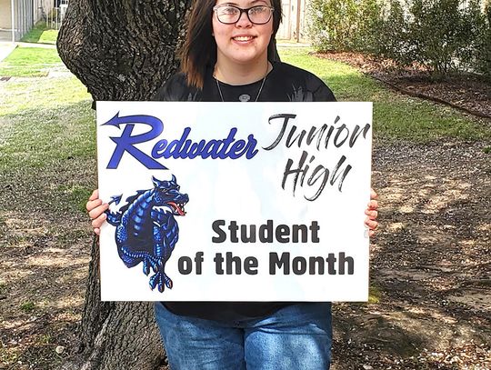 Redwater JH Student of the Month