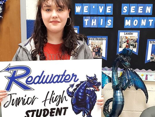 Redwater Student of the Month