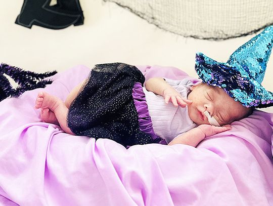 St Michael NICU babies celebrate Halloween