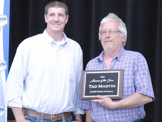 Tad Martin honored as DeKalb Alumni of the Year