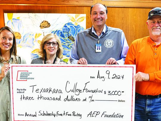 Texarkana College Receives $3,000 Gift from AEP Foundation