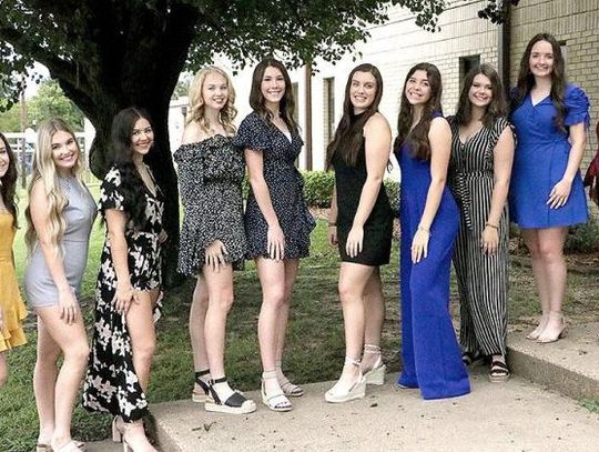 The 2020 Redwater High School Homecoming Court