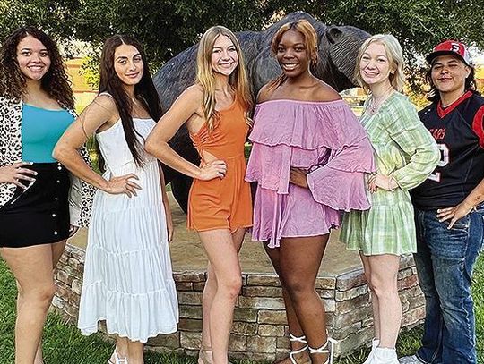 The 2022 DeKalb High School Homecoming Court pictured left to right