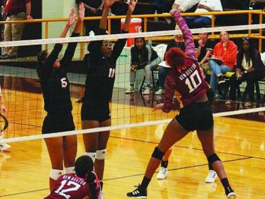 The Lady Lions took the victory over Queen City during their match last week in four sets
