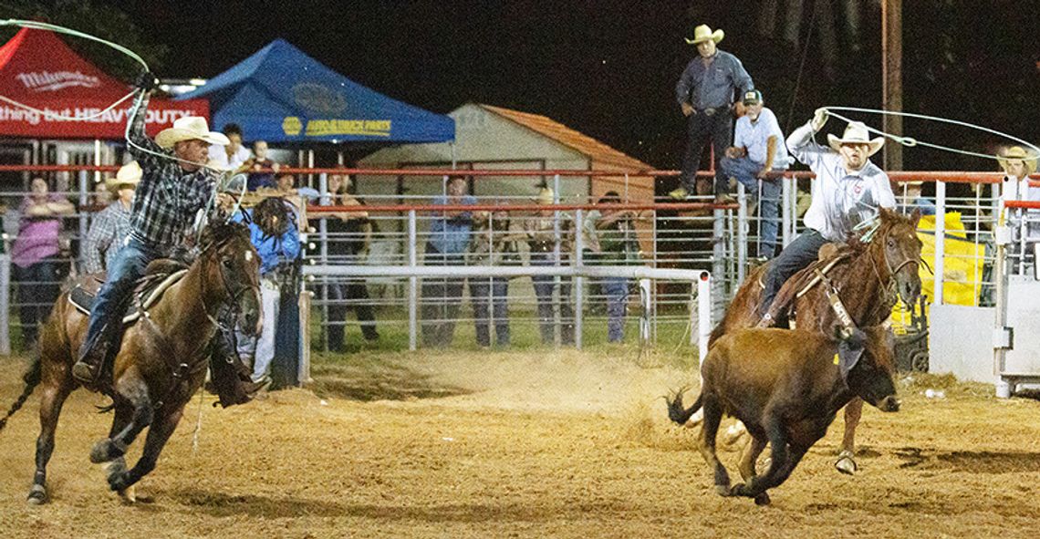 2025 Pioneer Days Rodeo ropes in the crowds