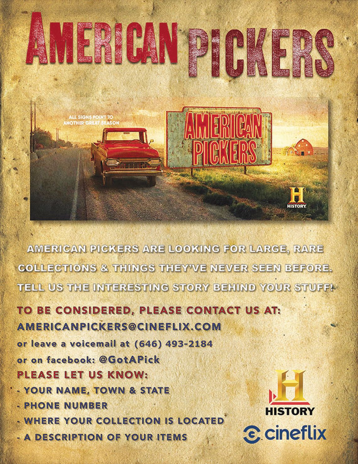 American Pickers to Film in Texas
