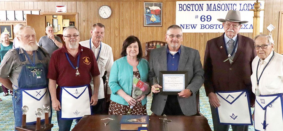Branson receives Masonic Community Builders Award