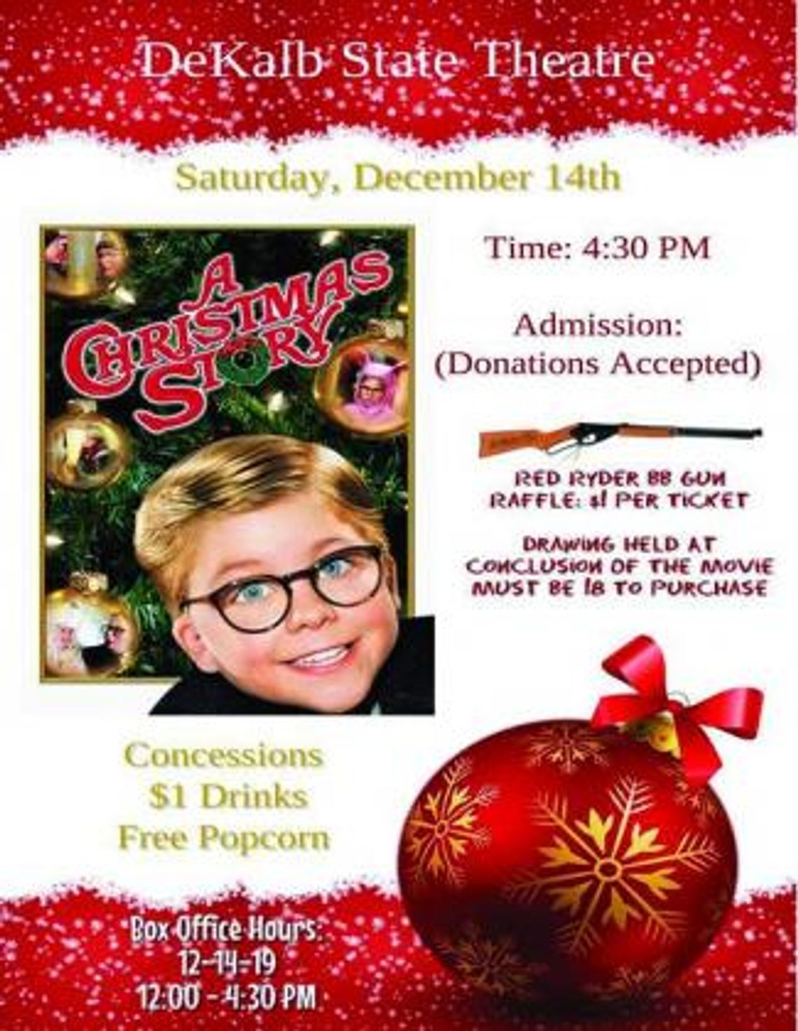 Christmas is coming to DeKalb Dec.14