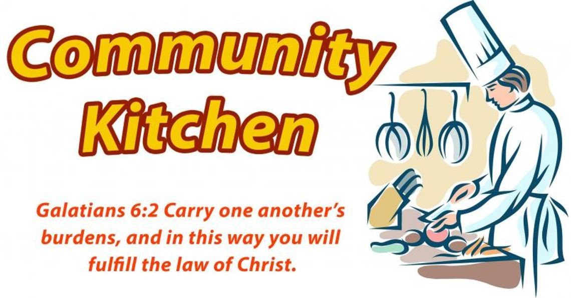 Community Kitchen to begin ministry next week