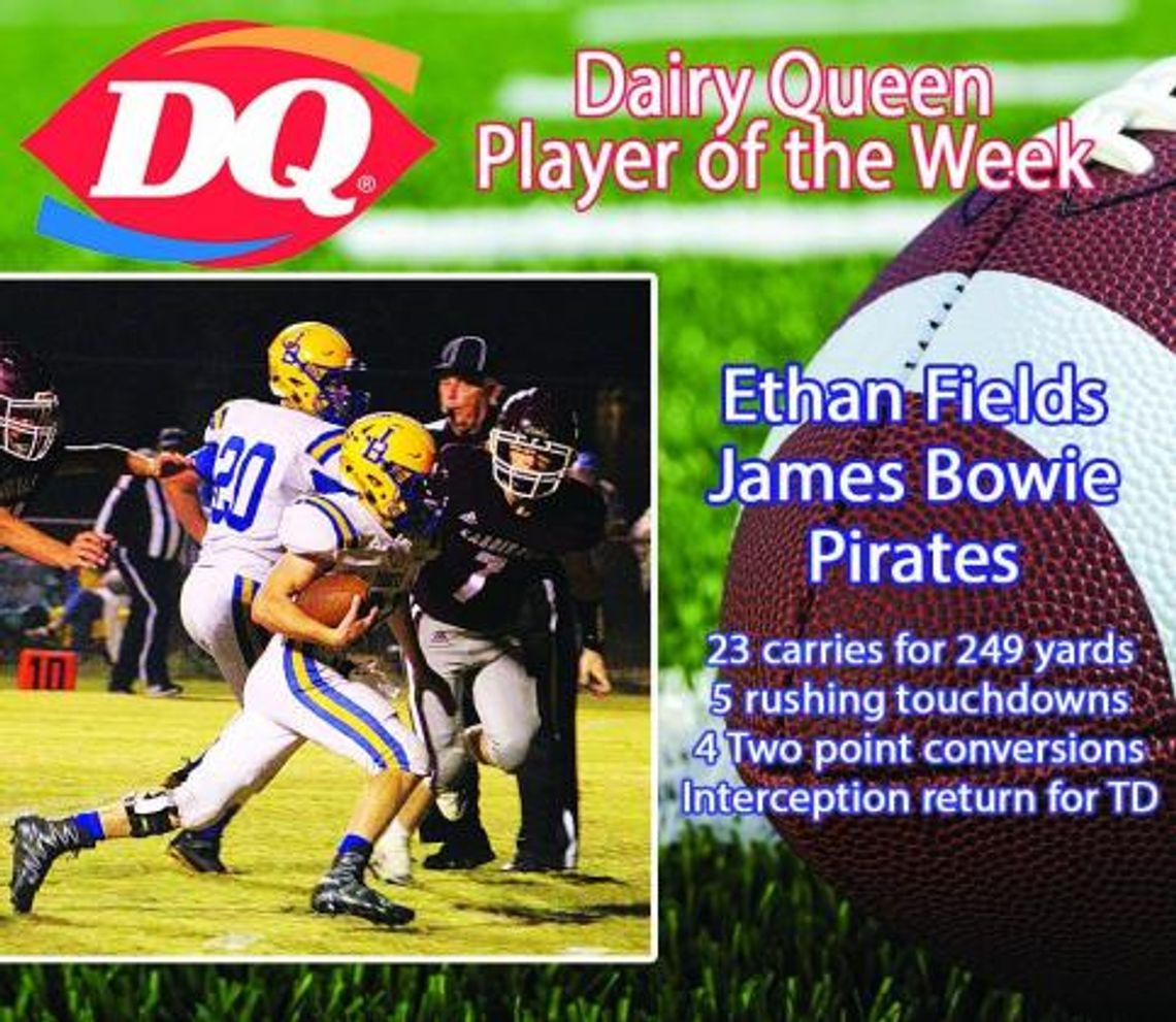 Dairy Queen Player of the Week-Ethan Fields