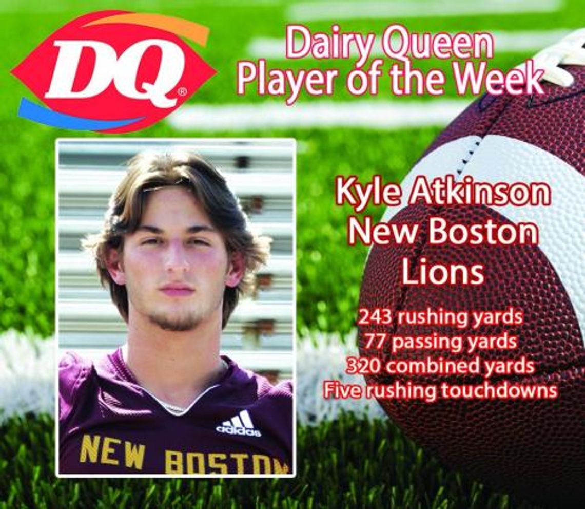 Dairy Queen Player of the Week-Kyle Atkinson