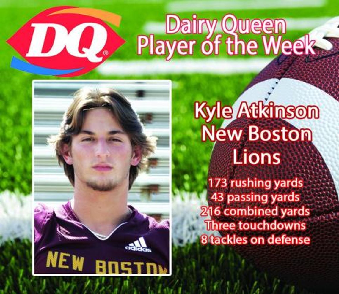 Dairy Queen Player of the Week-Kyle Atkinson