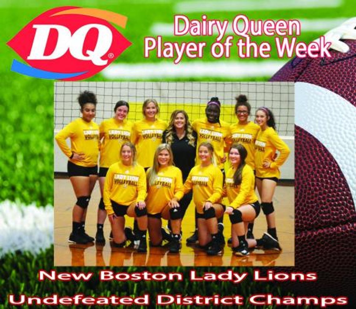 Dairy Queen Player of the Week-New Boston Lady Lions