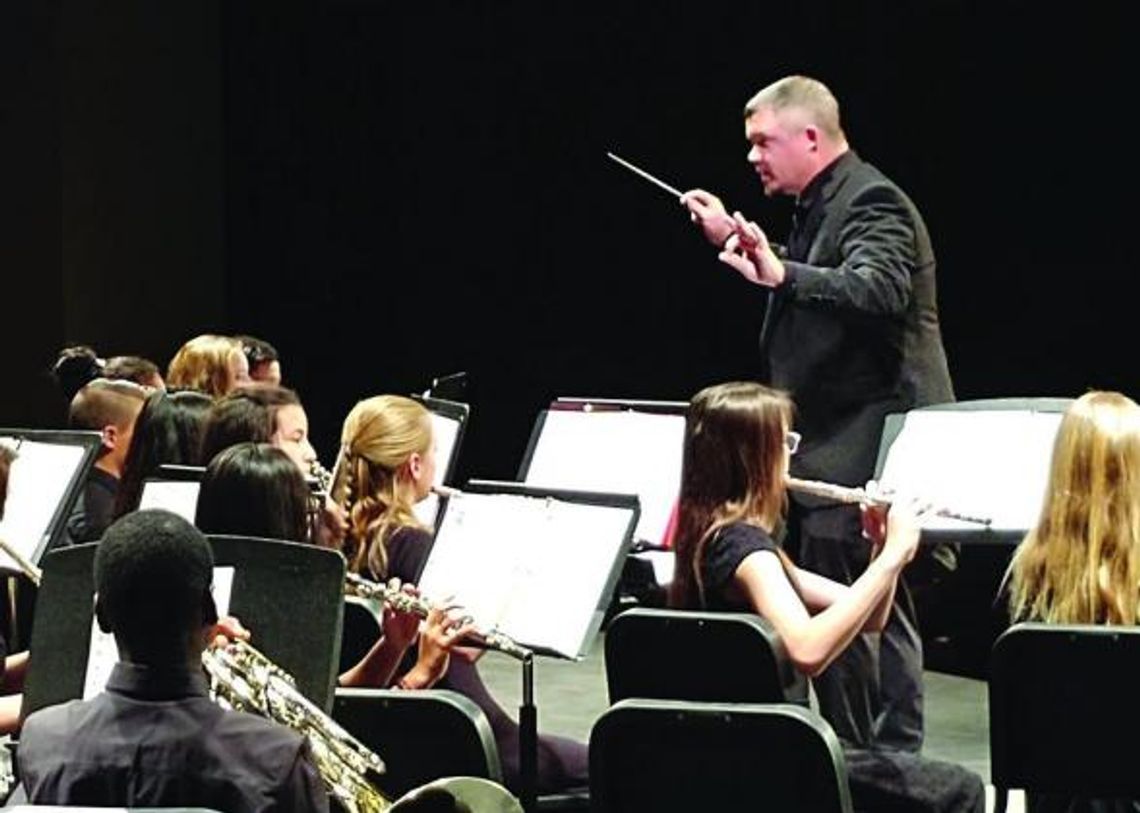 Dillon Davis brings his band leadership talents to Redwater ISD