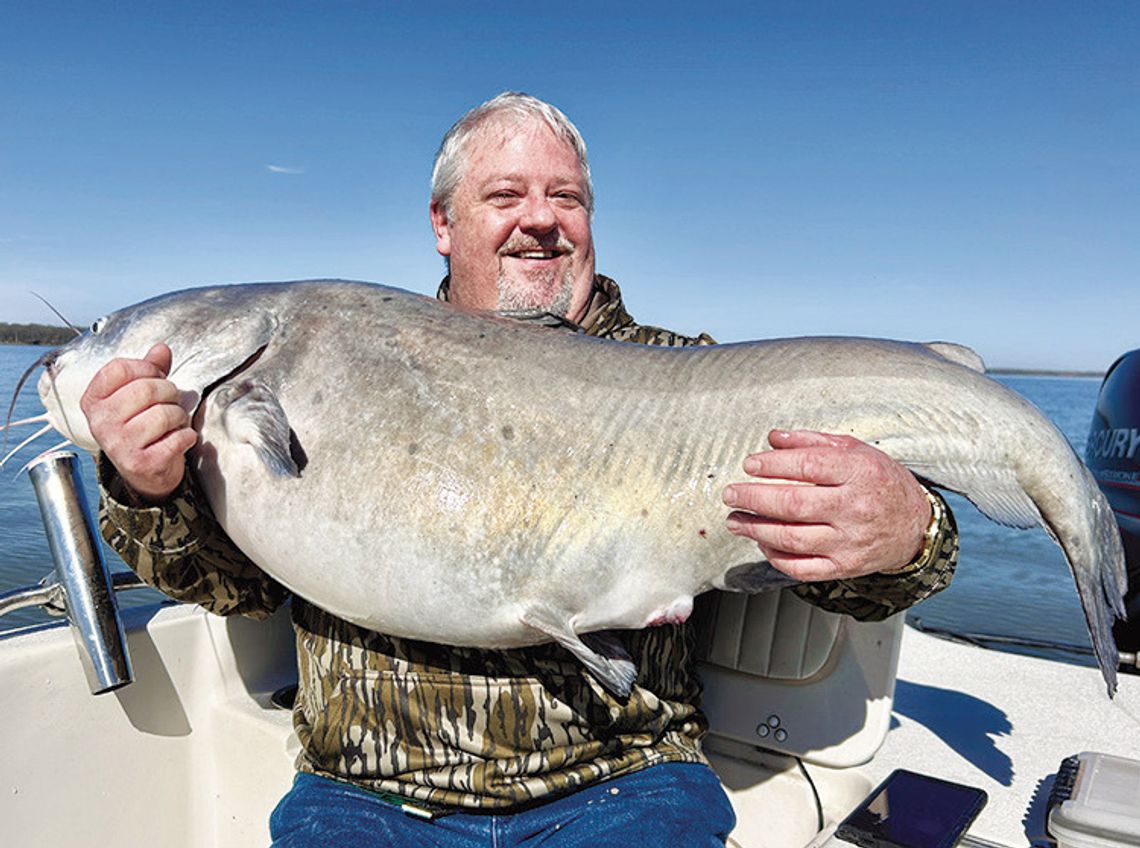 Dream Catcher--Angler puts personal best blue cat on wish list, and fishing guide delivers with 74.5 pounder