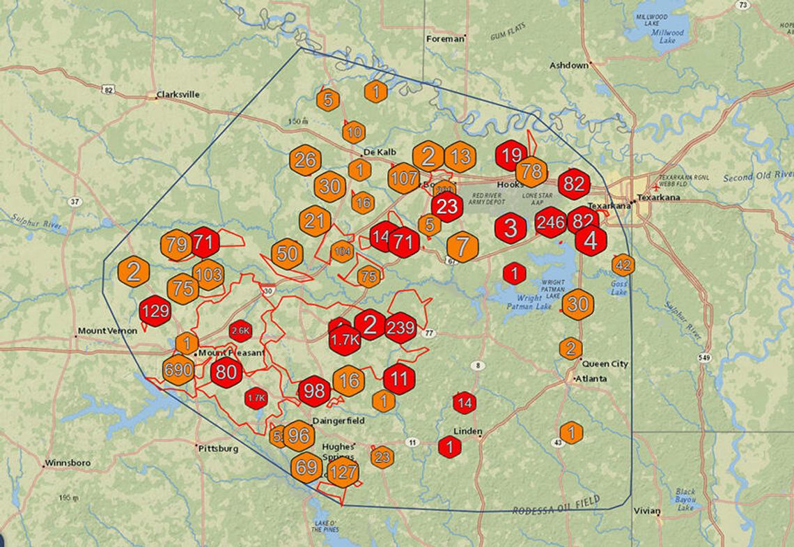 Friday night storms cause thousands to be without power today
