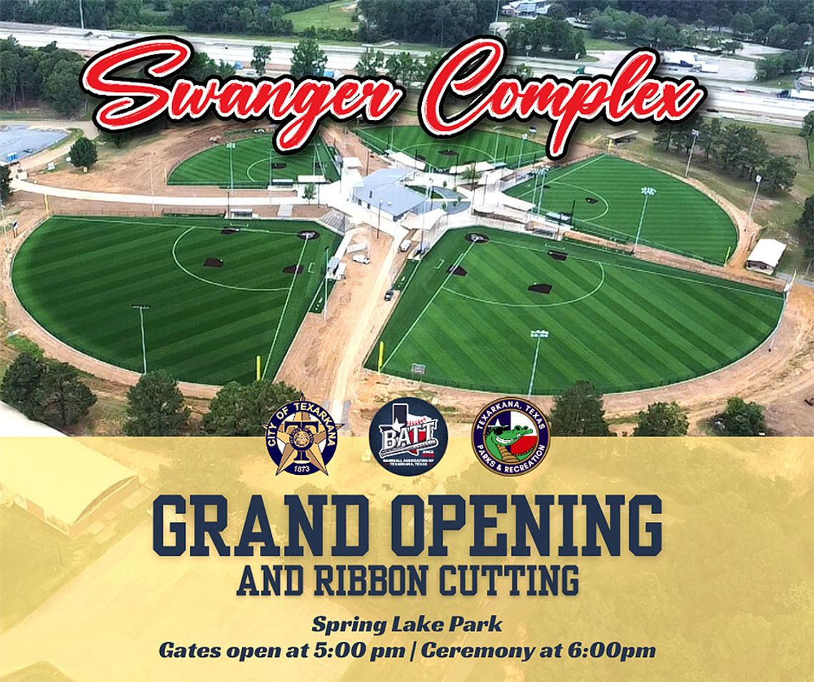 Grand Opening scheduled for new Swanger Baseball Complex