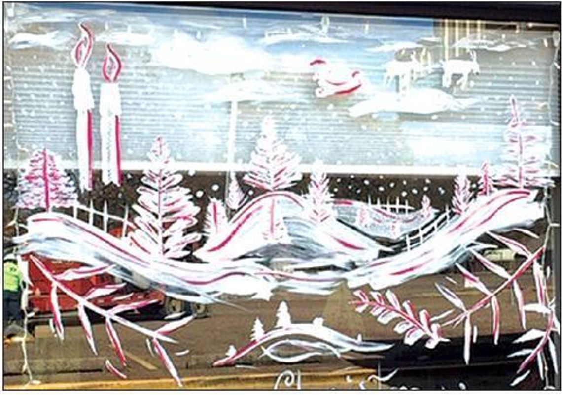 Hooks High students get their town in the holiday mood