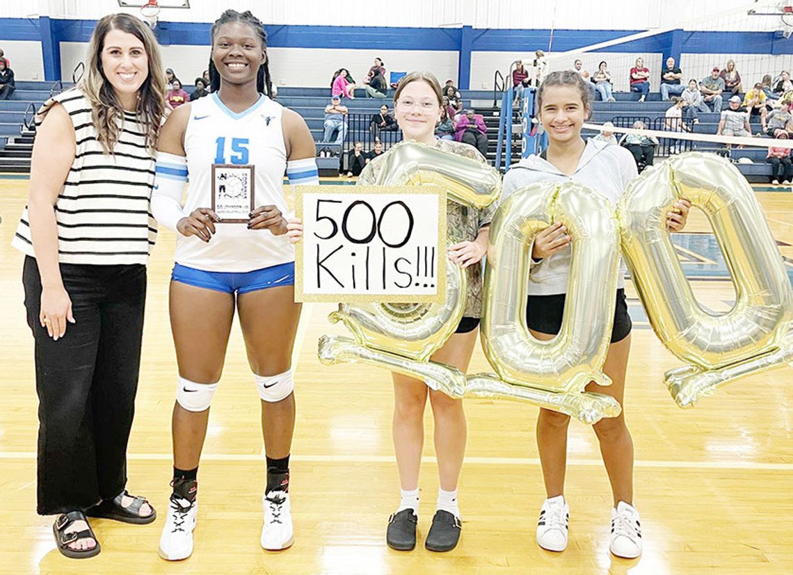 Hooks’ Johnson reaches 500 career kills mark