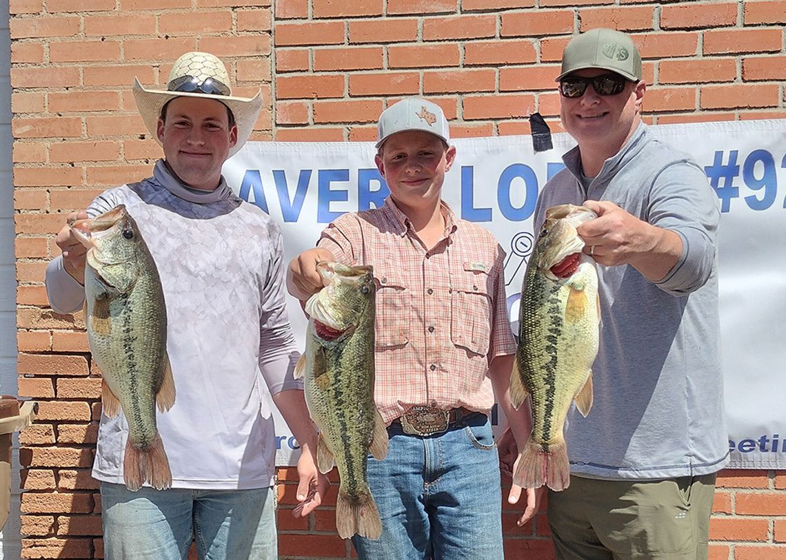 In a fishing tournament