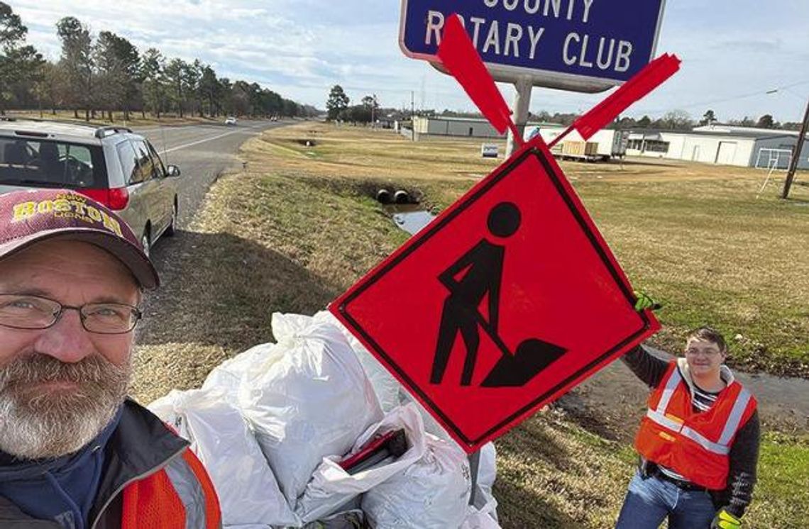 In association with the Adopt-A-Highway state program In association with the Adopt-A-Highway state program