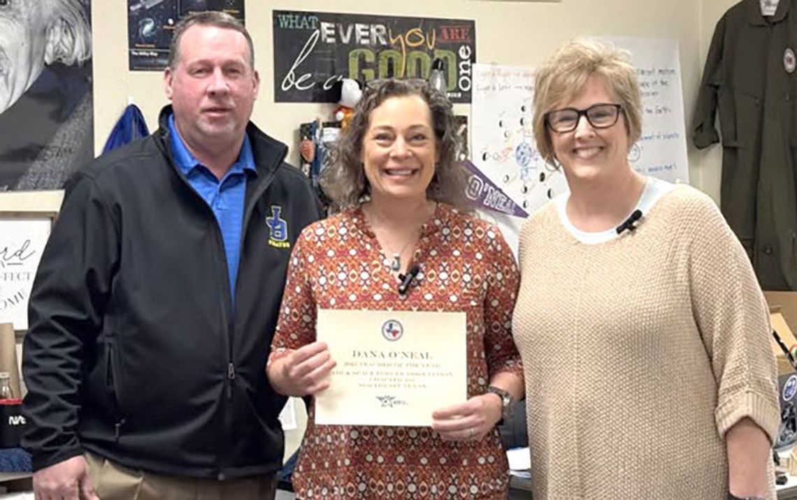 James Bowie’s O’ Neal earns Teacher of the Year honors