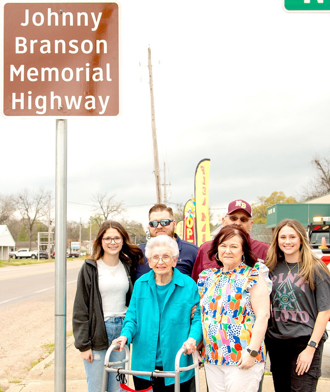 Johnny Branson honored with highway dedication