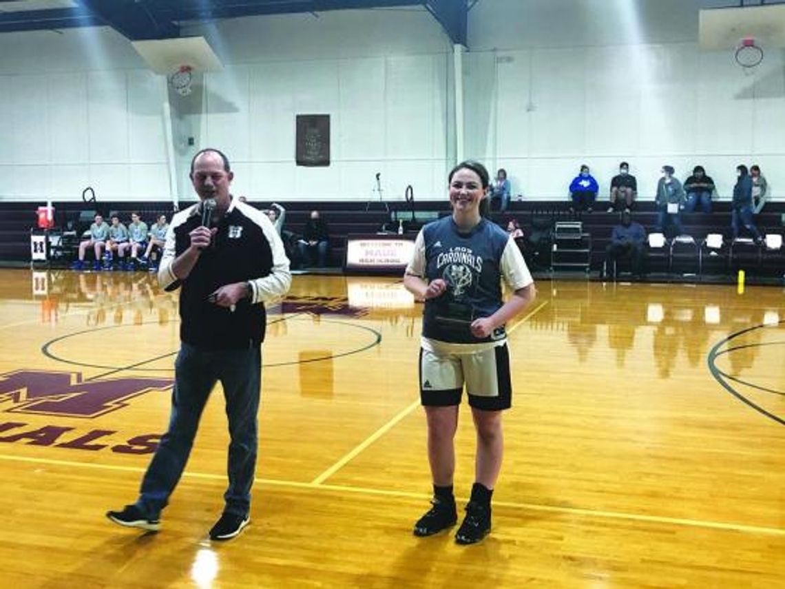 Maud’s Brynn Sultz honored with Marine Corps award