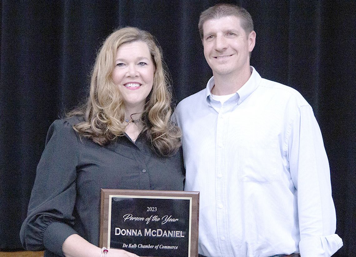 McDaniel named DeKalb Chamber Person of the Year