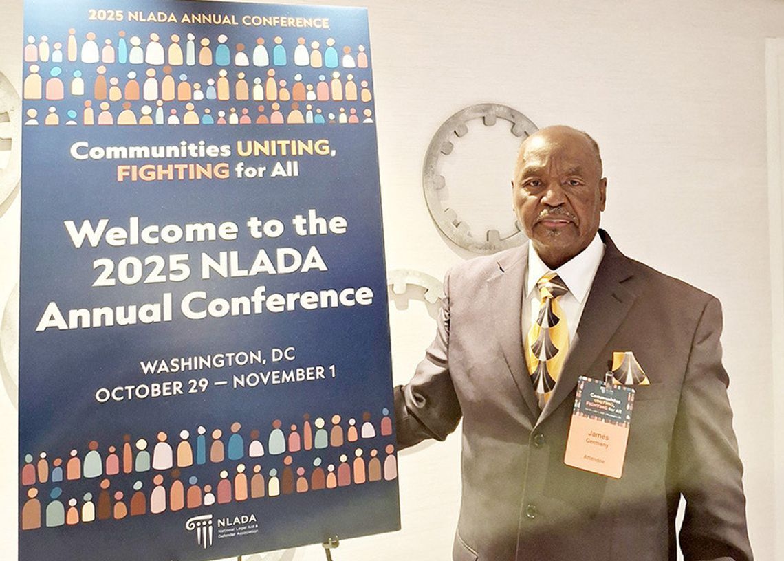 Mr. Germany attends NLADA conference in D.C